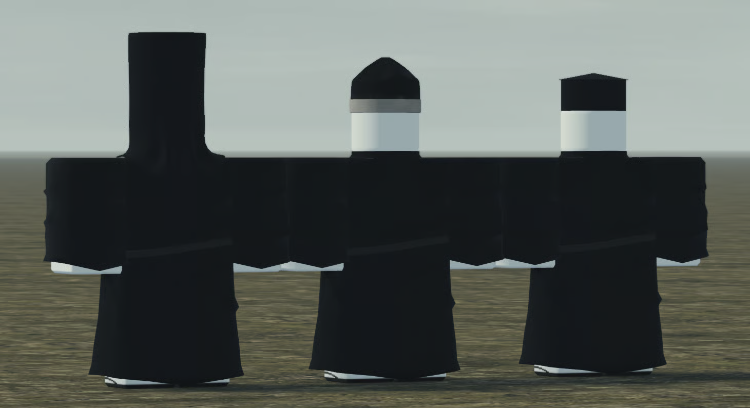 Generic monk robe designs