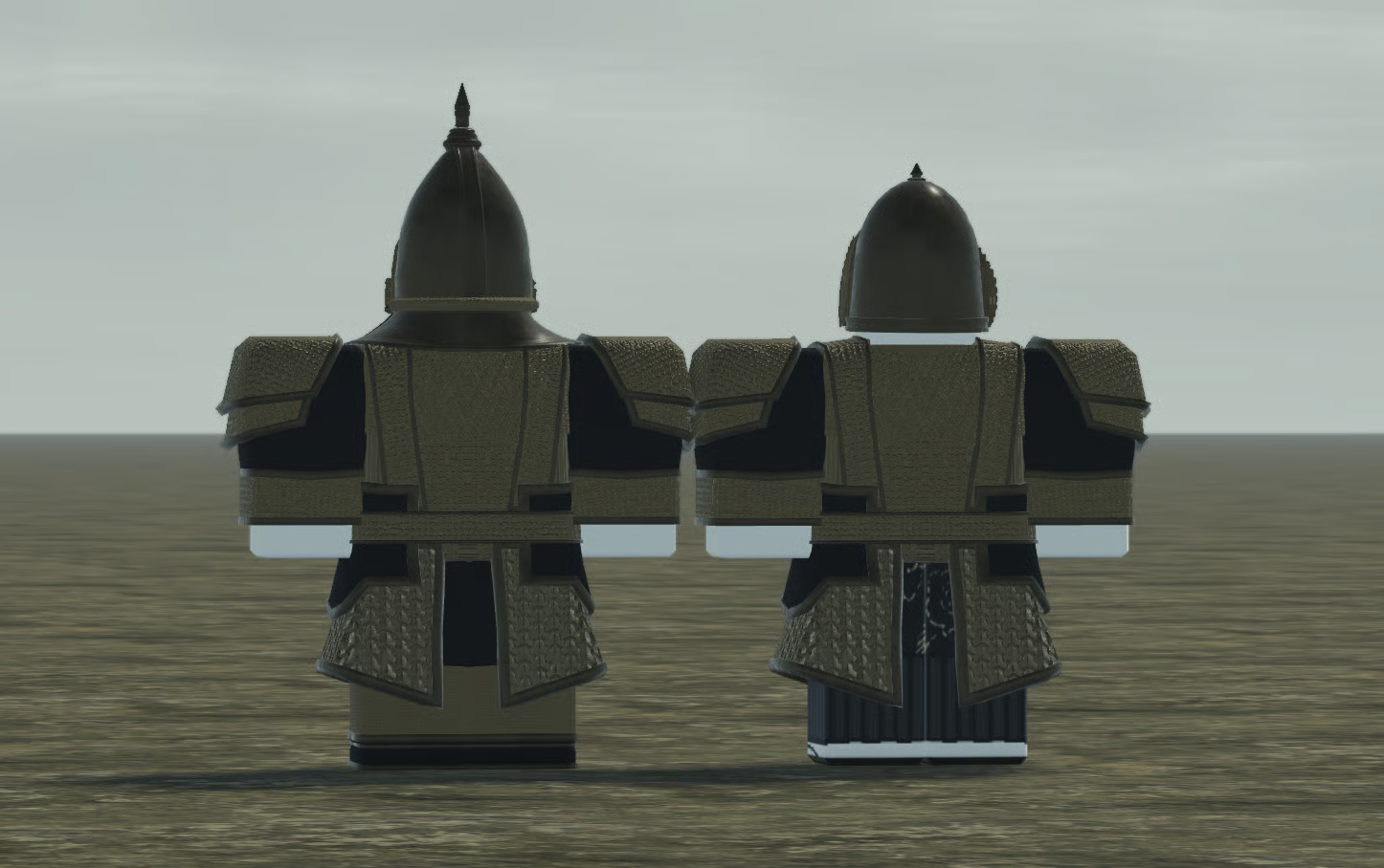 Samurai armor lineup