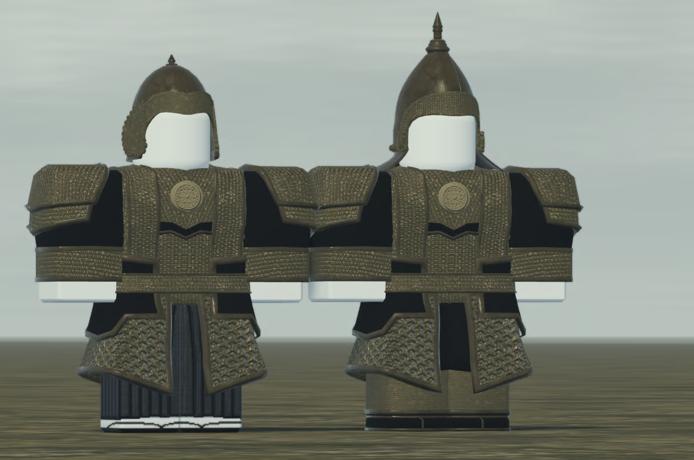 Armored shoulder guards