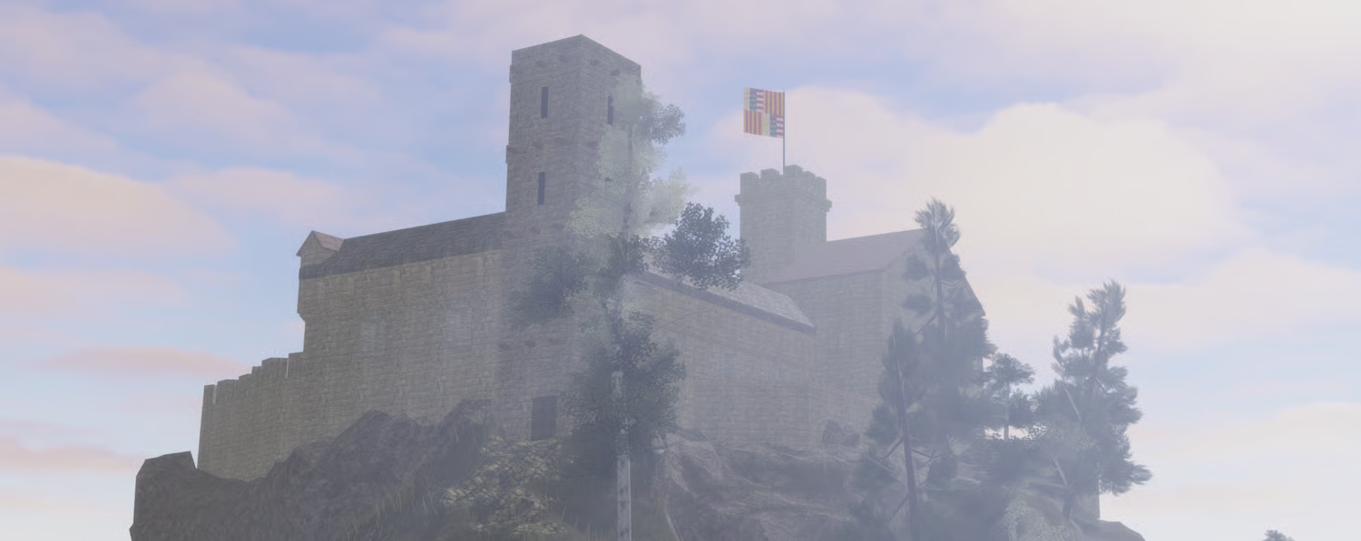 Medieval castle exterior