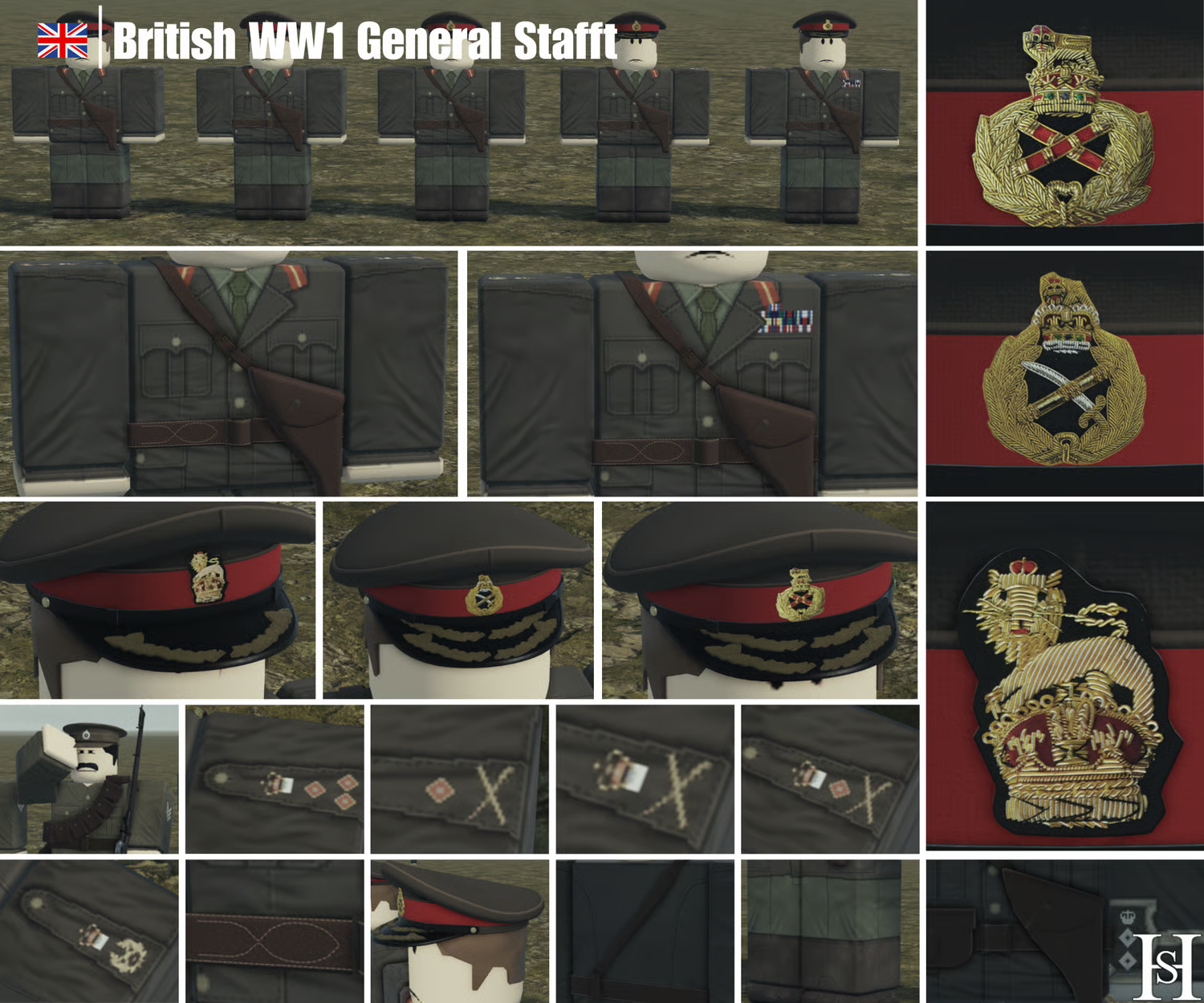 General staff uniforms