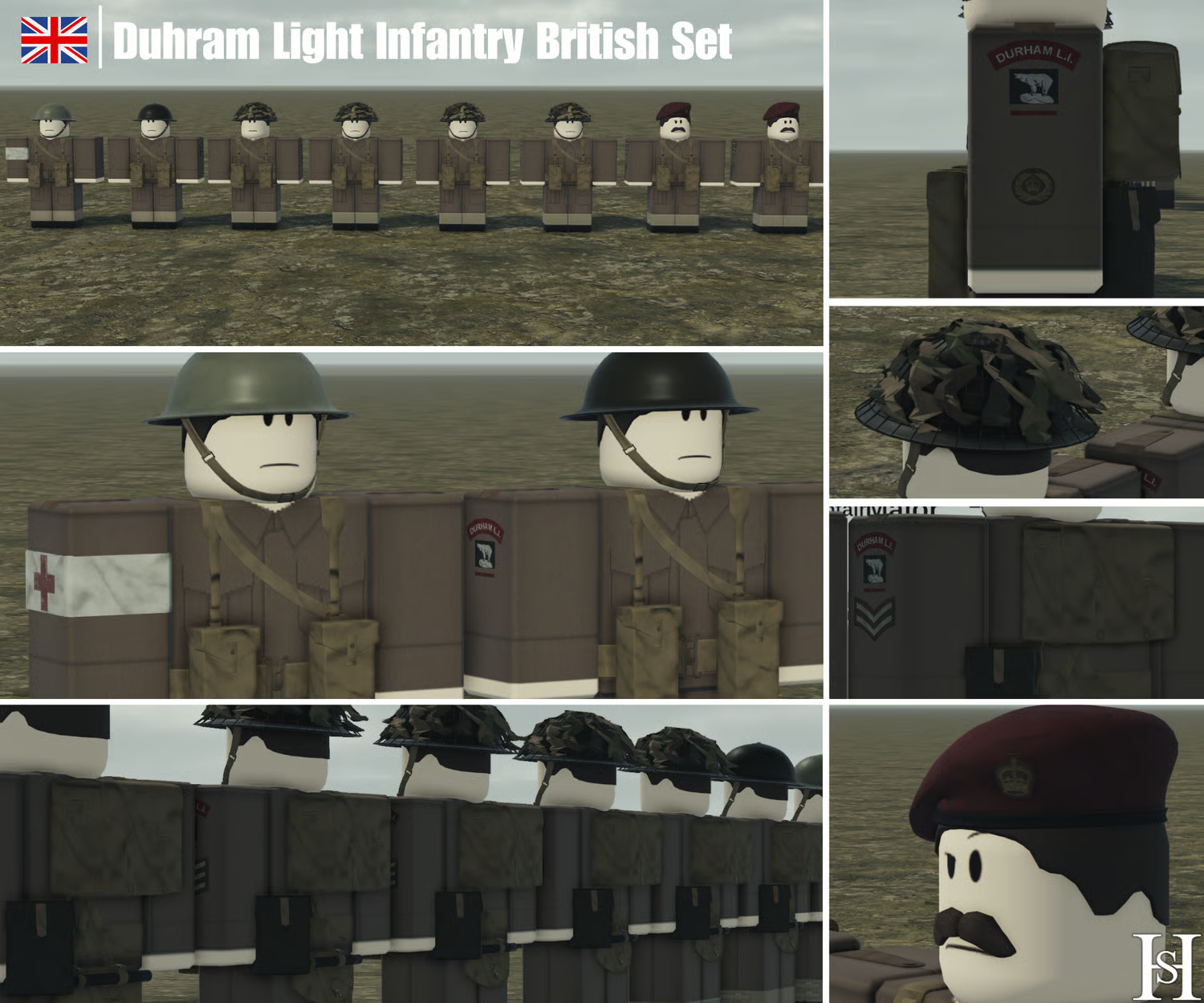 WW2 British infantry formation