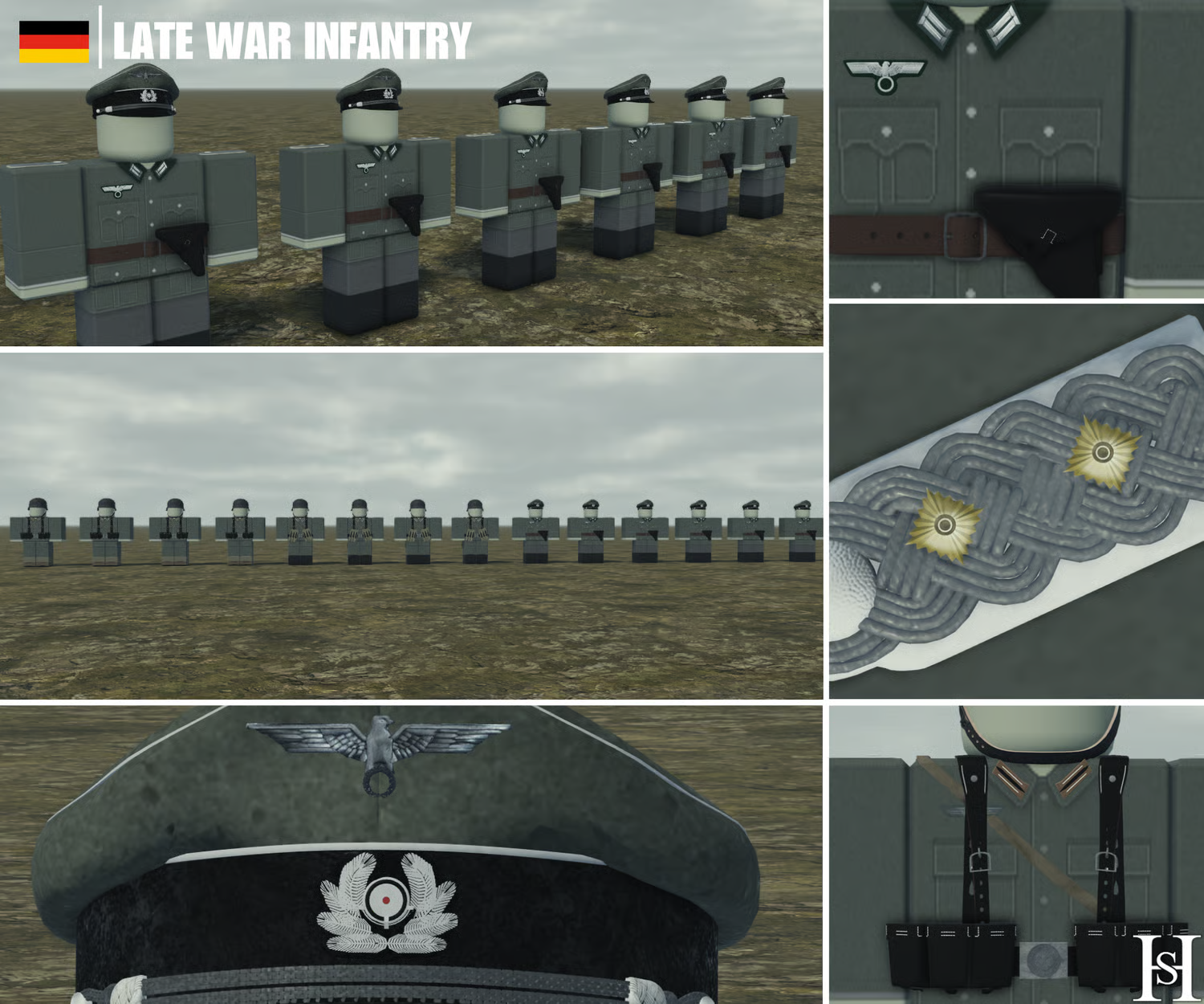 German late-war infantry formation