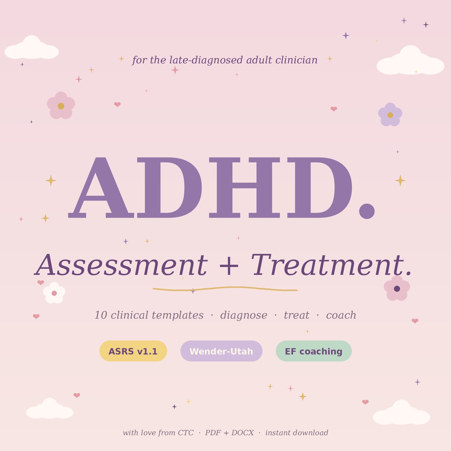 Cover of Adult ADHD Assessment and Treatment Bundle, ASRS Scoring