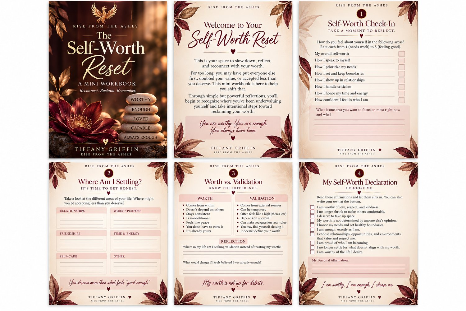 The Self-Worth Reset guide for rebuilding self-worth, confidence, self-respect, and self-trust