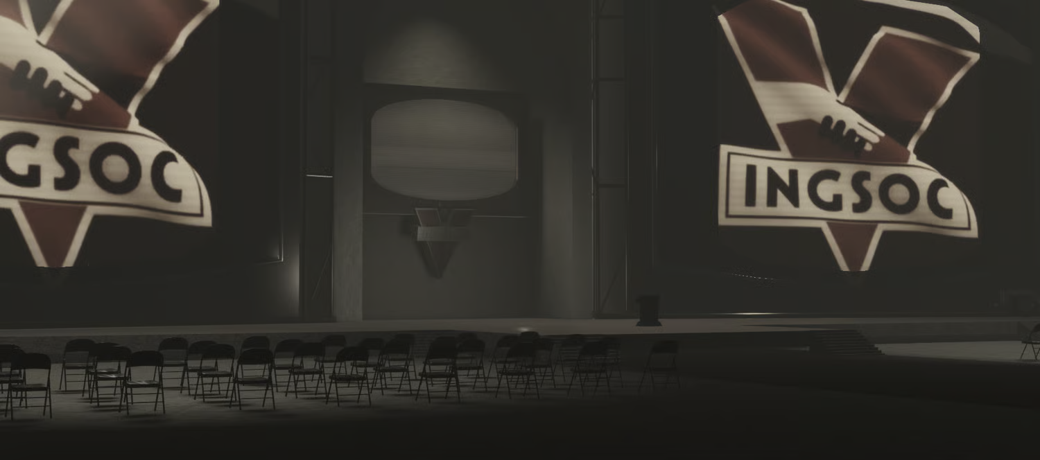 Parliamentary building interior view