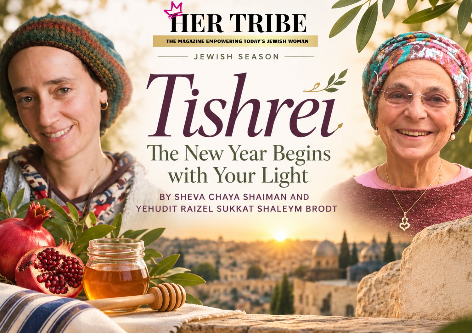 Tishrei: The New Year Begins With Your Light by Sheva Chaya Shaiman and Yehudit Raizel Sukkat Shaleym Brodt