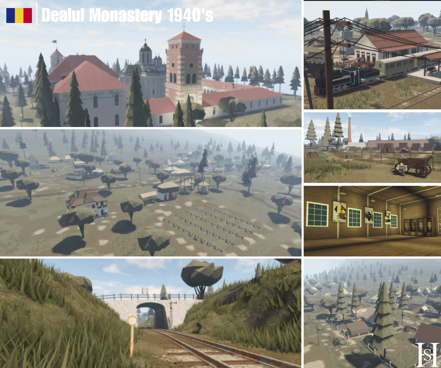 1940s Romanian village buildings