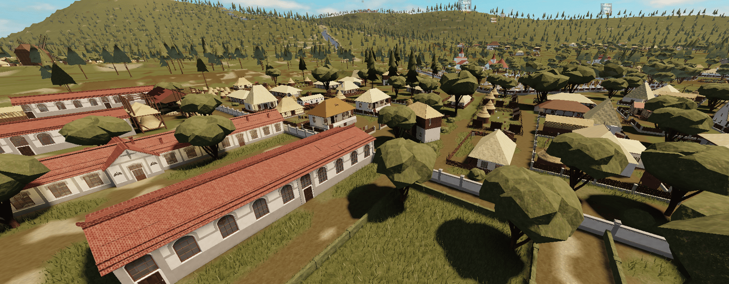 Forested Romanian hillside terrain