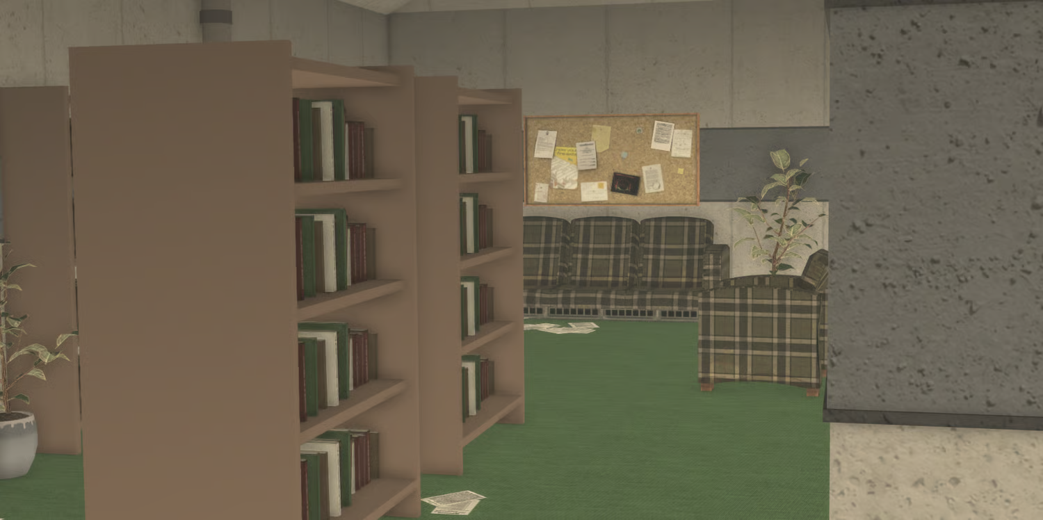 Underground research facility corridors