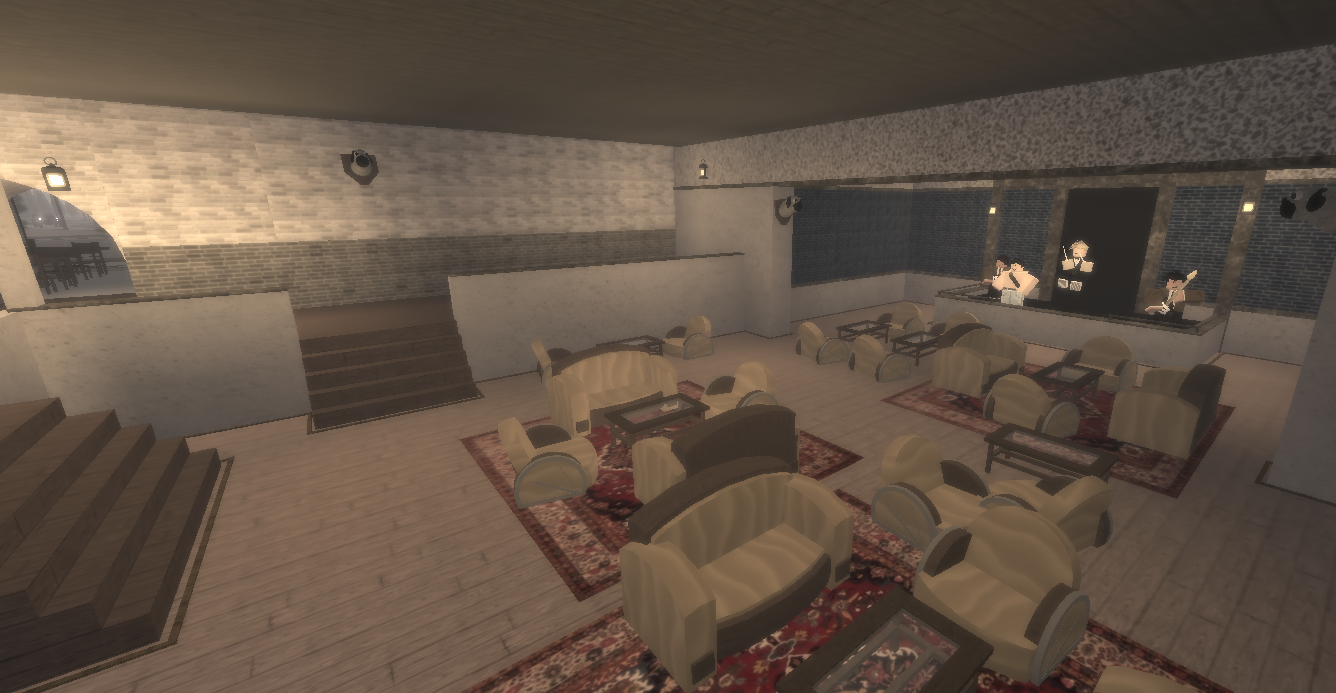 Furnished wartime civilian room