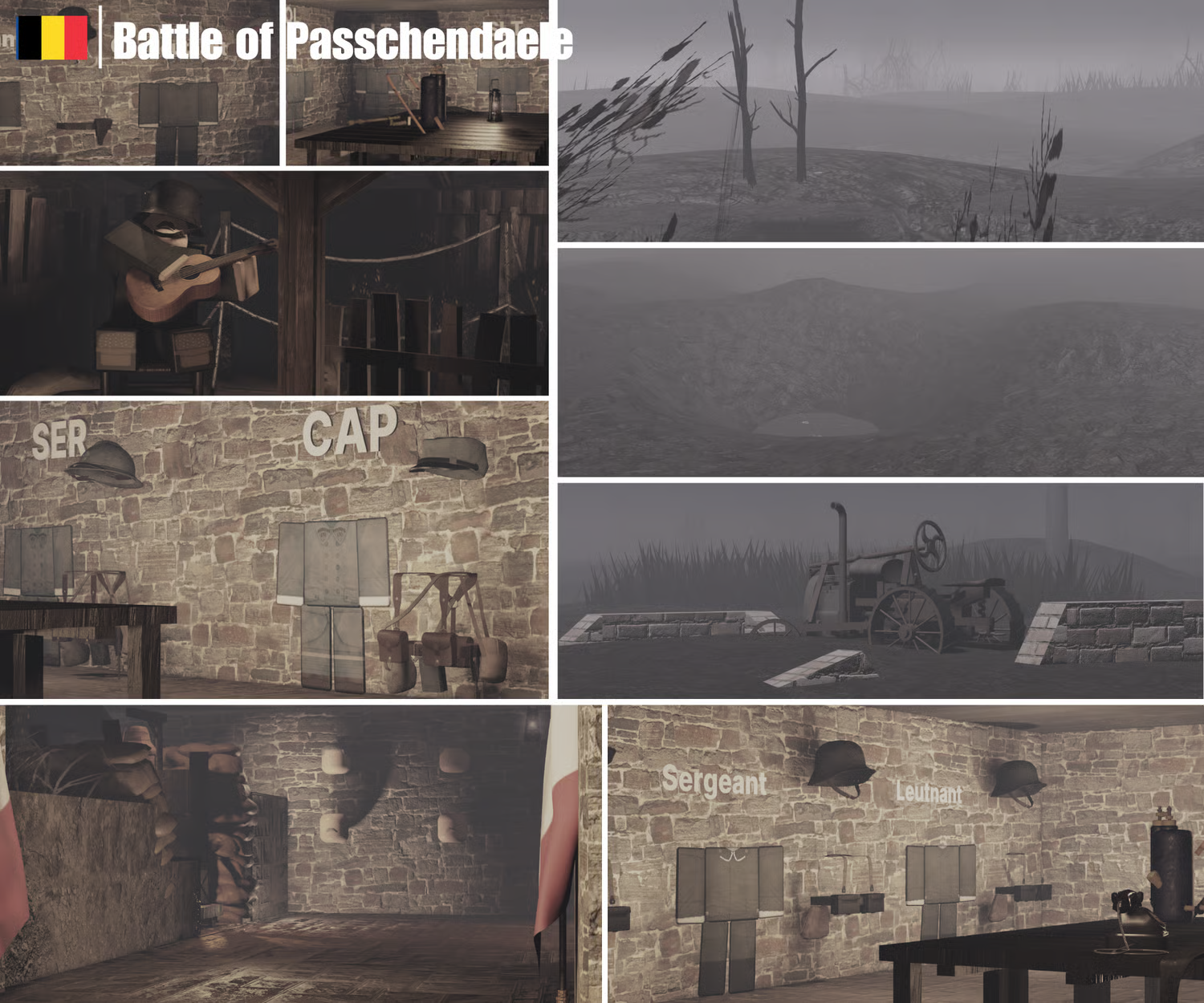 Flanders wartime battlefield terrain