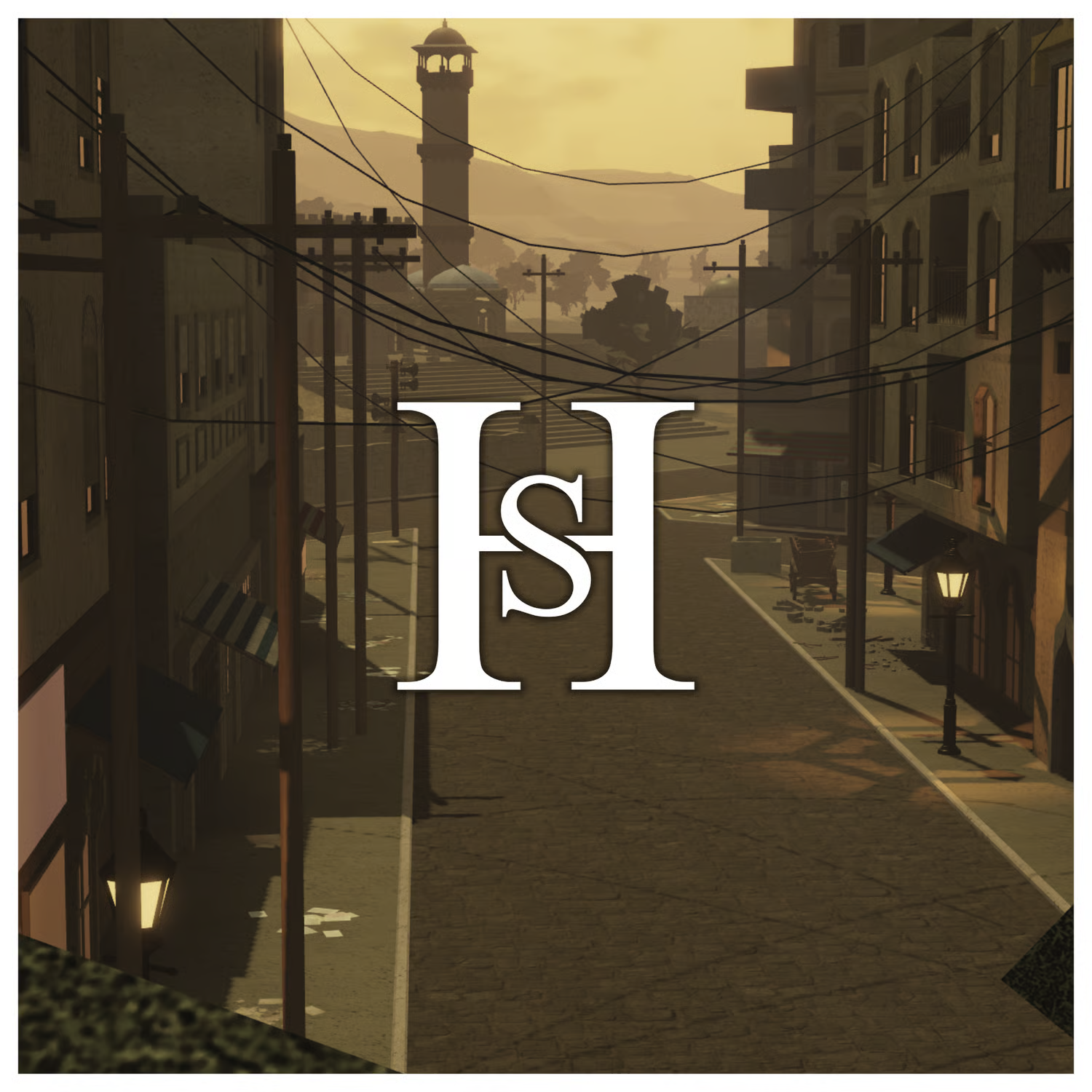 Detailed Middle Eastern urban streets