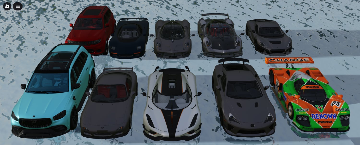 Ten realistic Roblox cars