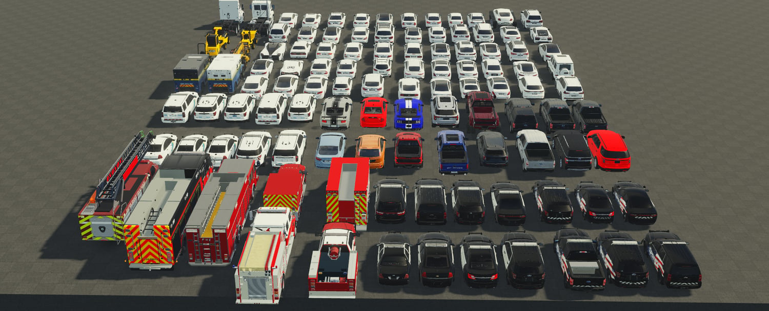 Construction machinery vehicle pack