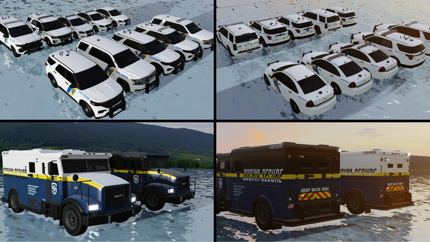 Heavy duty utility vehicles