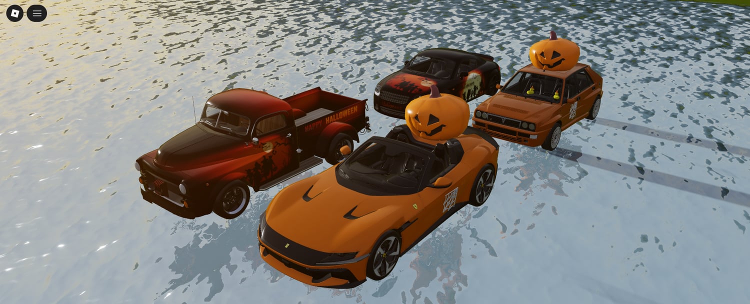 Seasonal classic pickup truck