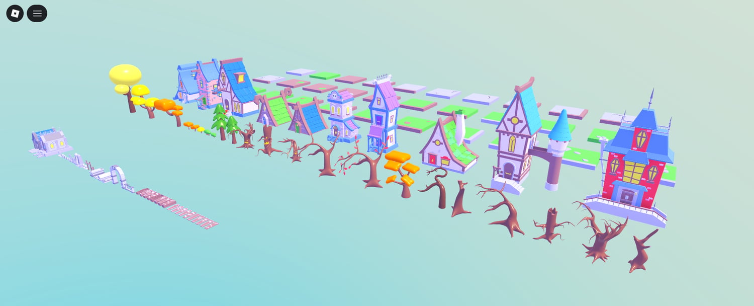 Halloween themed environment assets