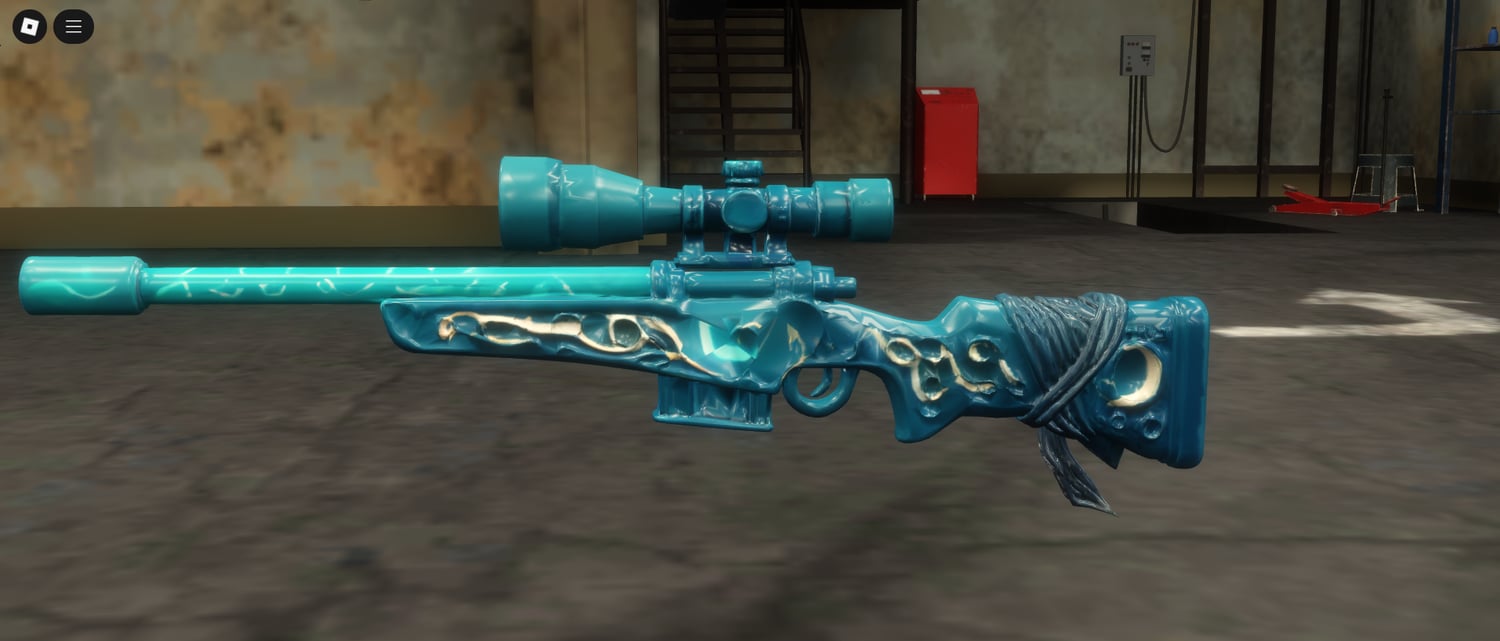 Ghost decorated weapon models