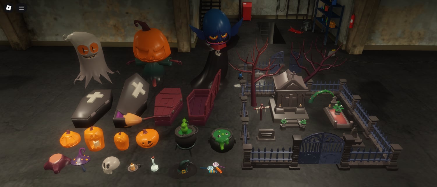 Cartoon coffin decoration collection