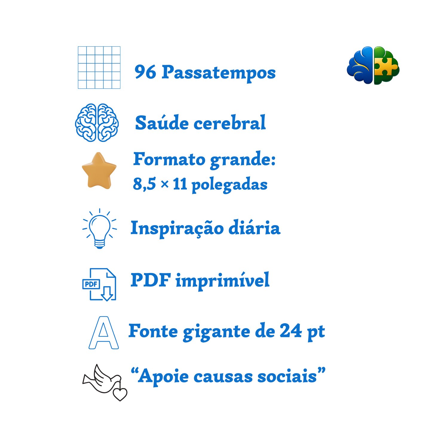 Caça-palavras imprimível em letras grandes para adultos e idosos