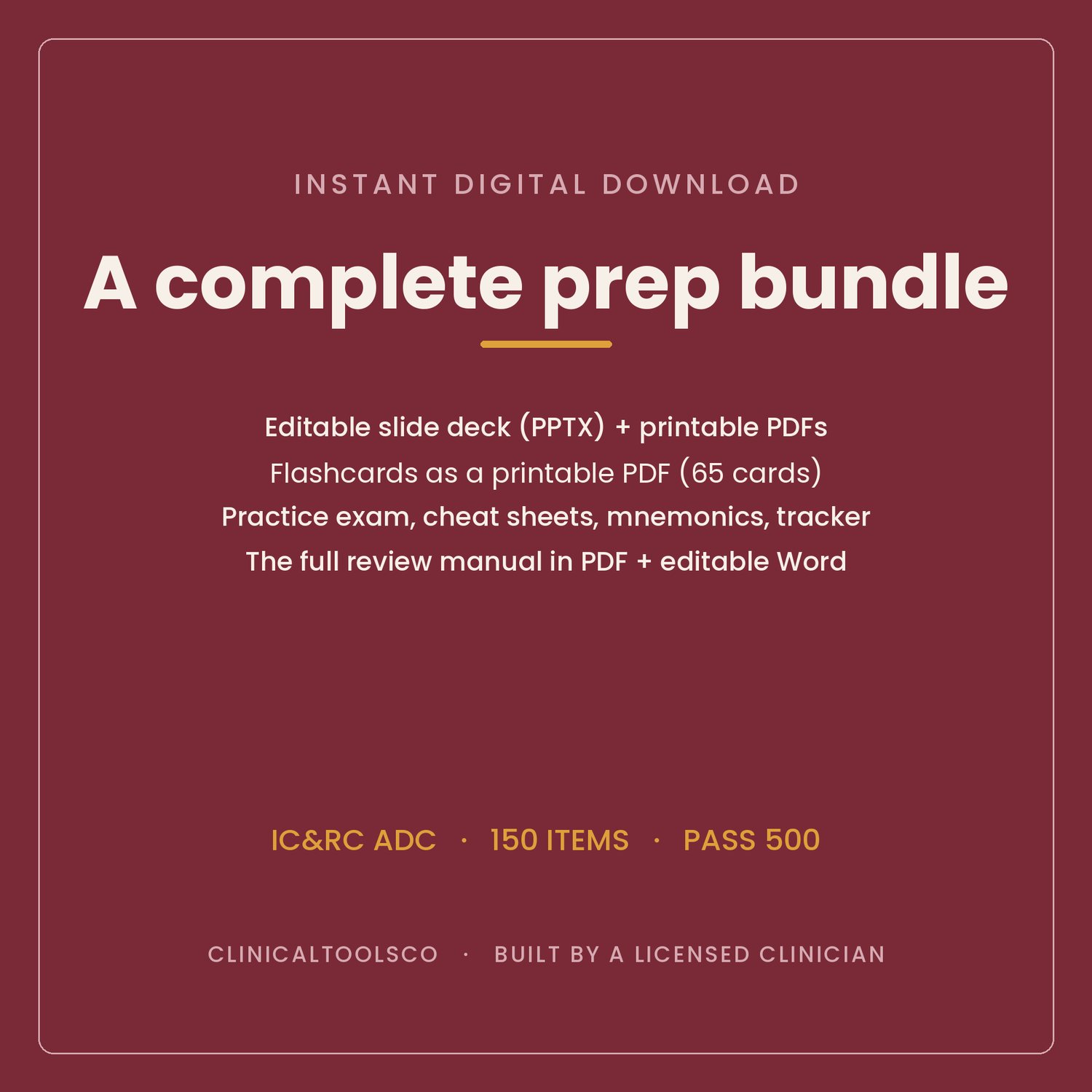 ADC Exam Prep Bundle 2026, preview image 9 of 9
