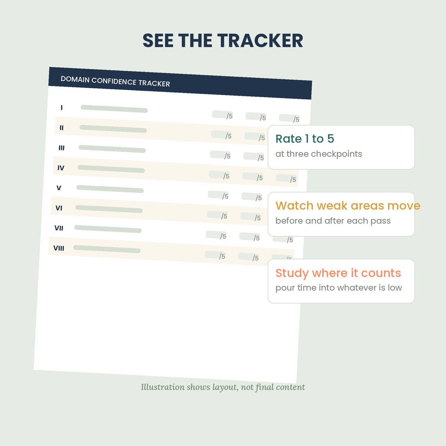 NCE Study Planner 2026, preview image 4 of 7