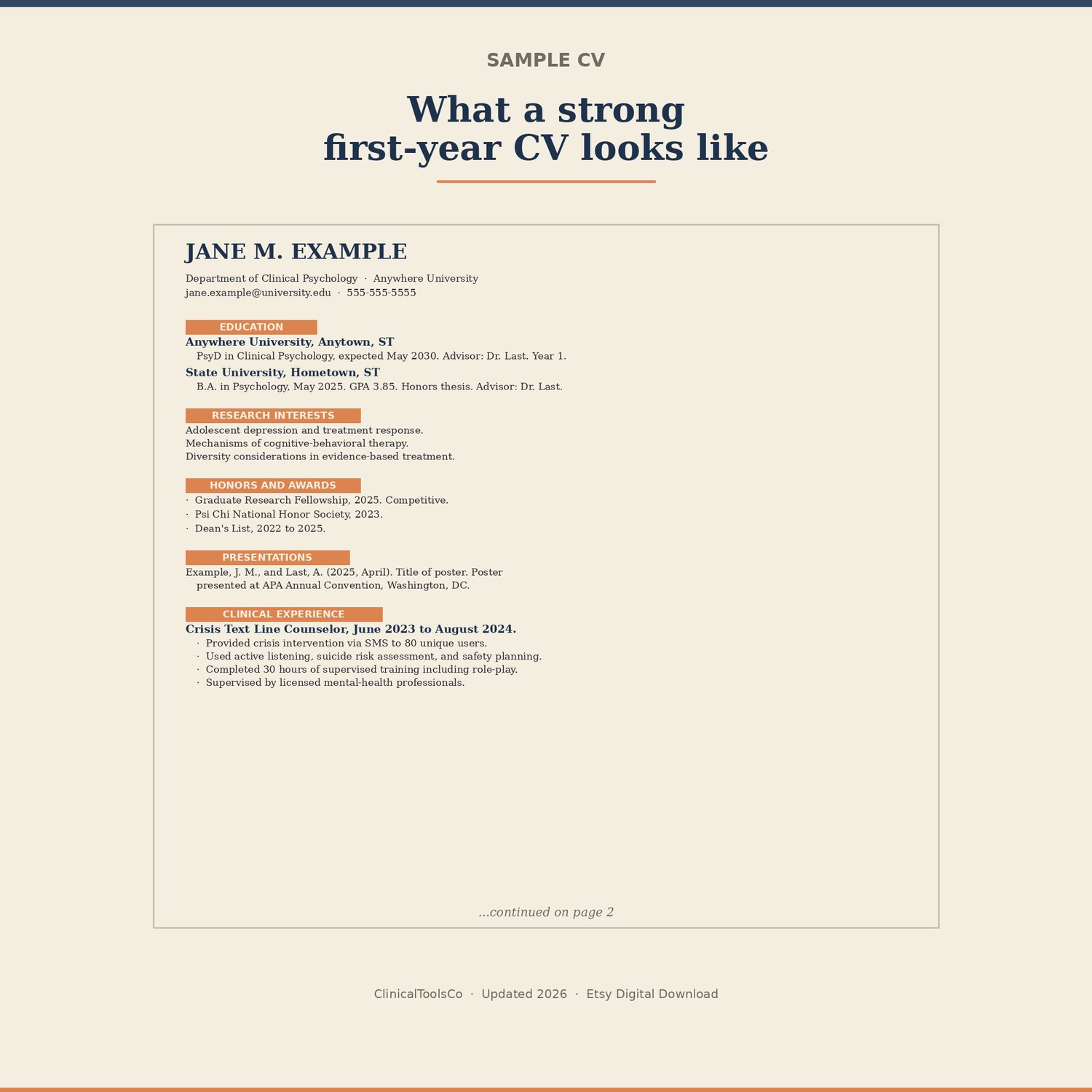 Practicum Application Pack, preview image 4 of 9