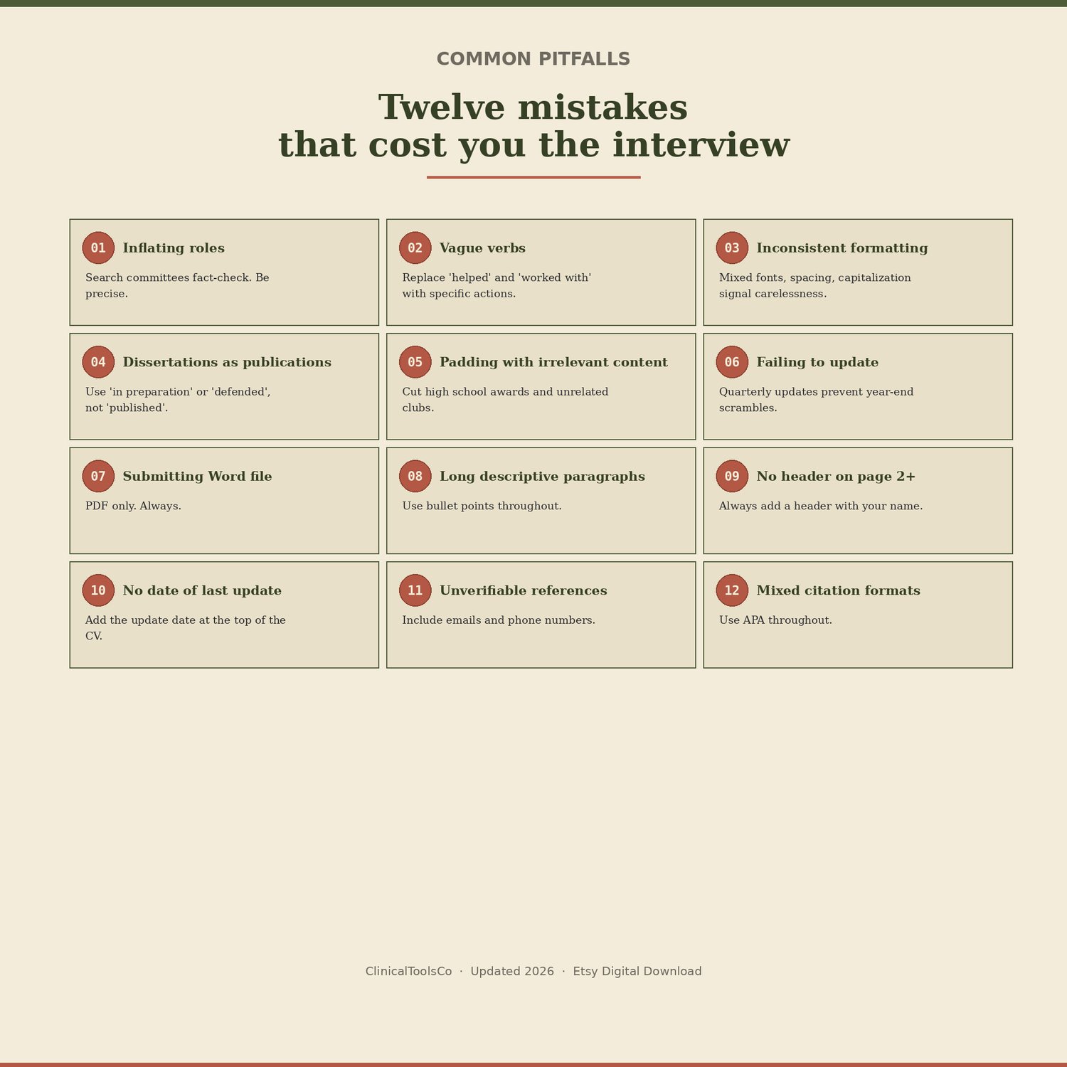 Psychology CV Templates, preview image 8 of 9