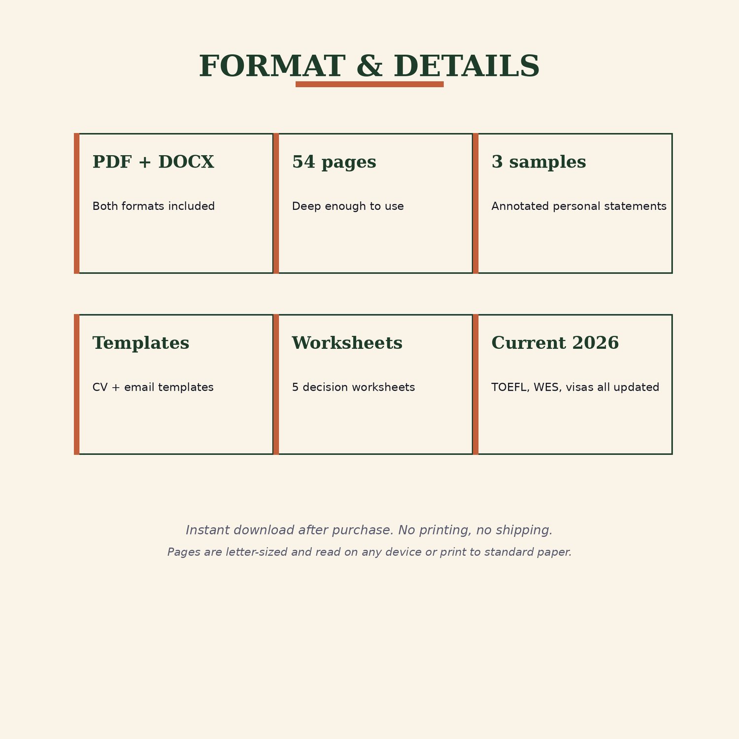 Psychology Master's Application Pack, preview image 5 of 9