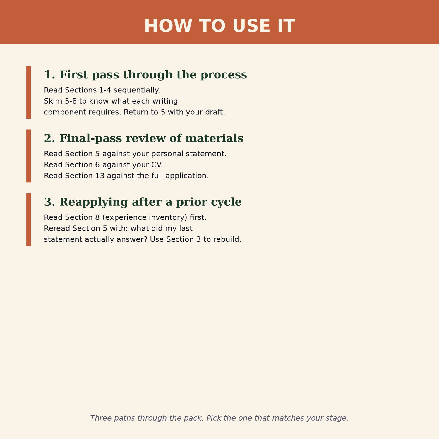 Psychology Master's Application Pack, preview image 4 of 9