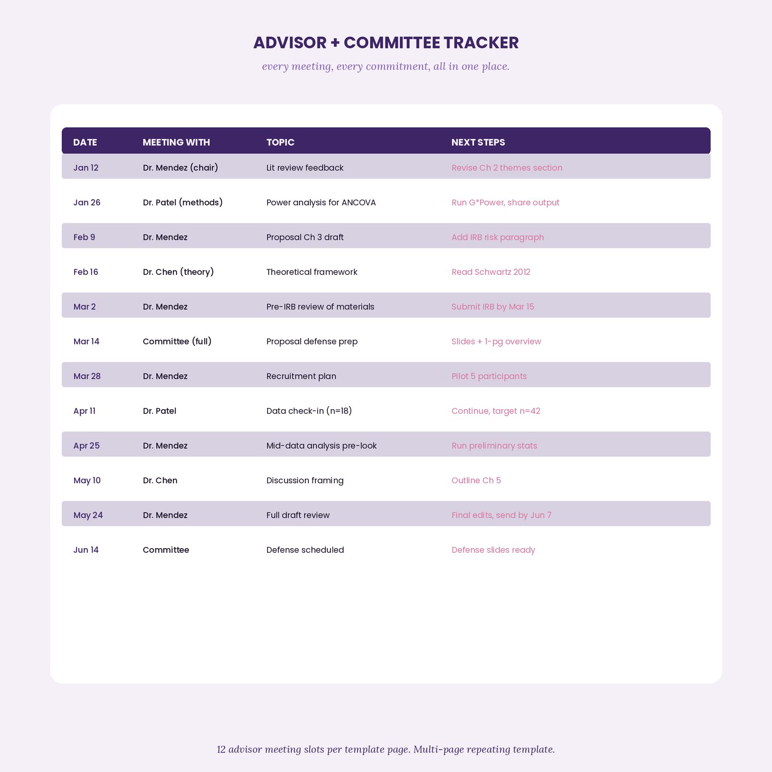 Psychology Dissertation Planner, preview image 4 of 9