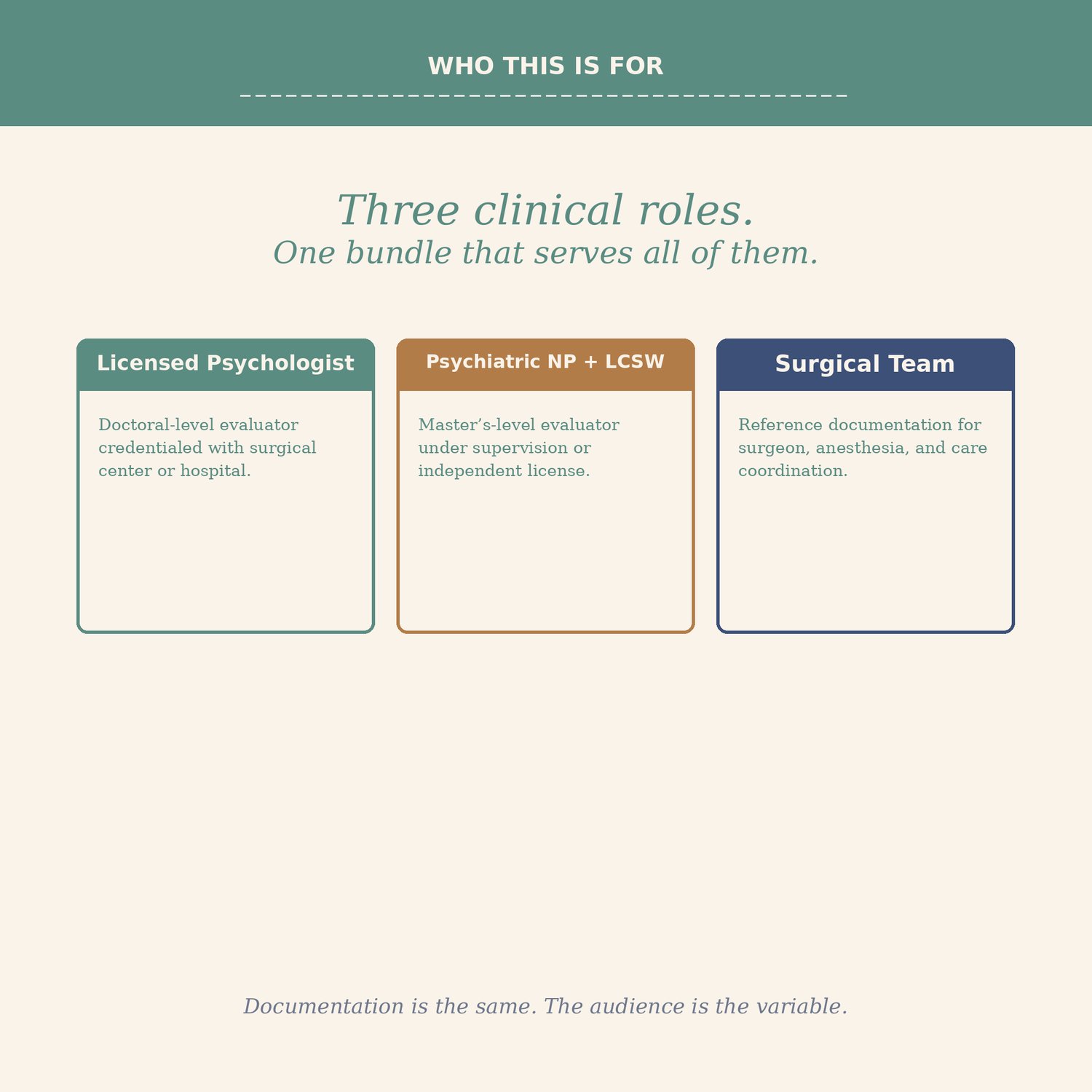 Pre-Surgical Evaluation Templates, preview image 3 of 9