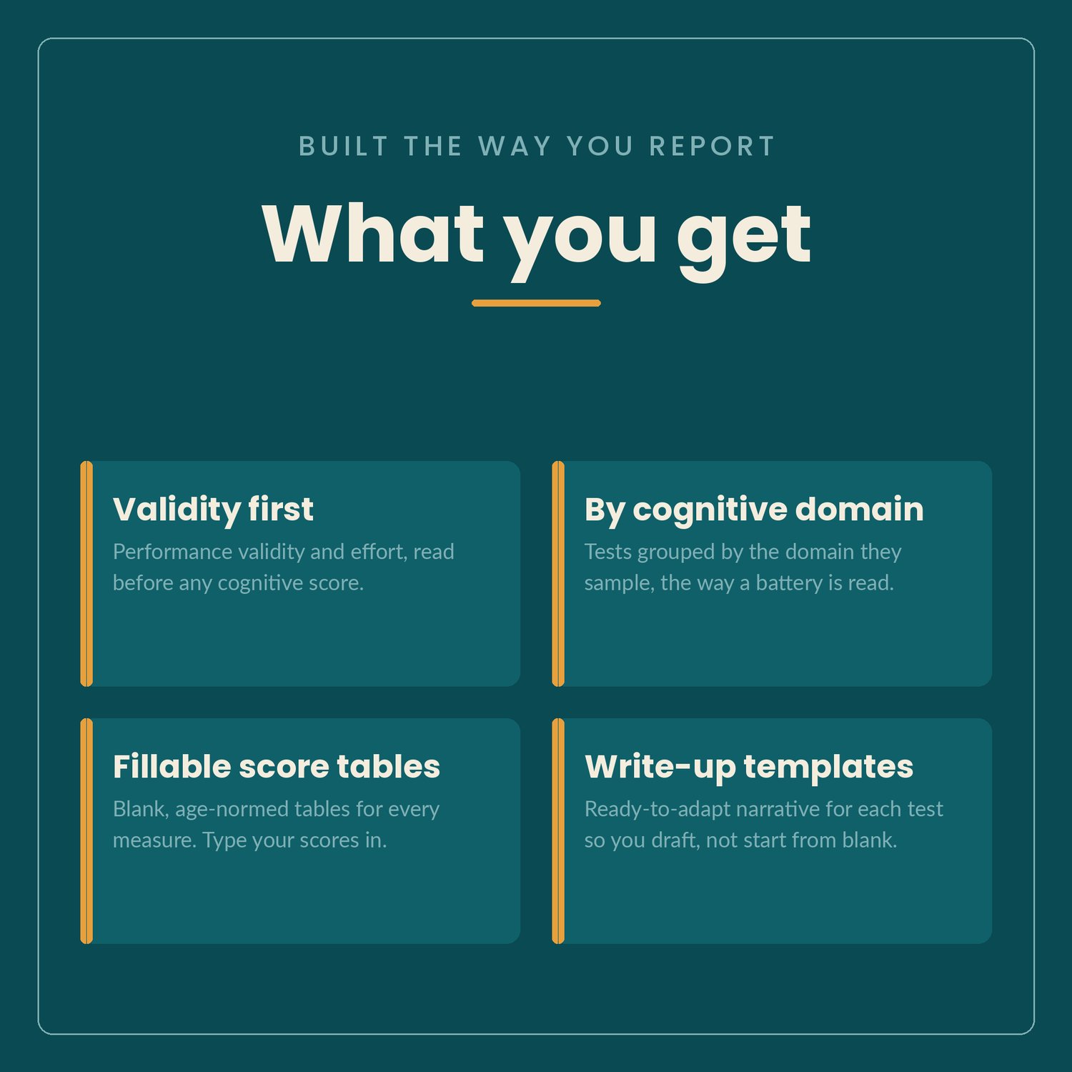 Neuropsychological Report Template, preview image 2 of 9