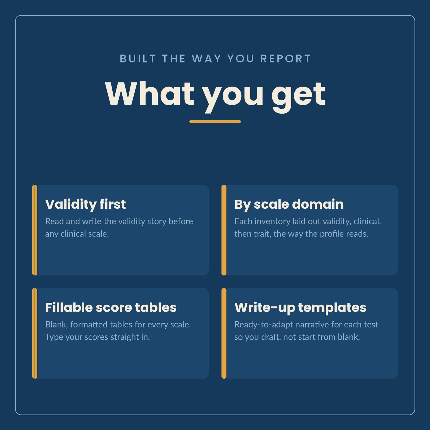 Personality Assessment Report Template, preview image 2 of 9