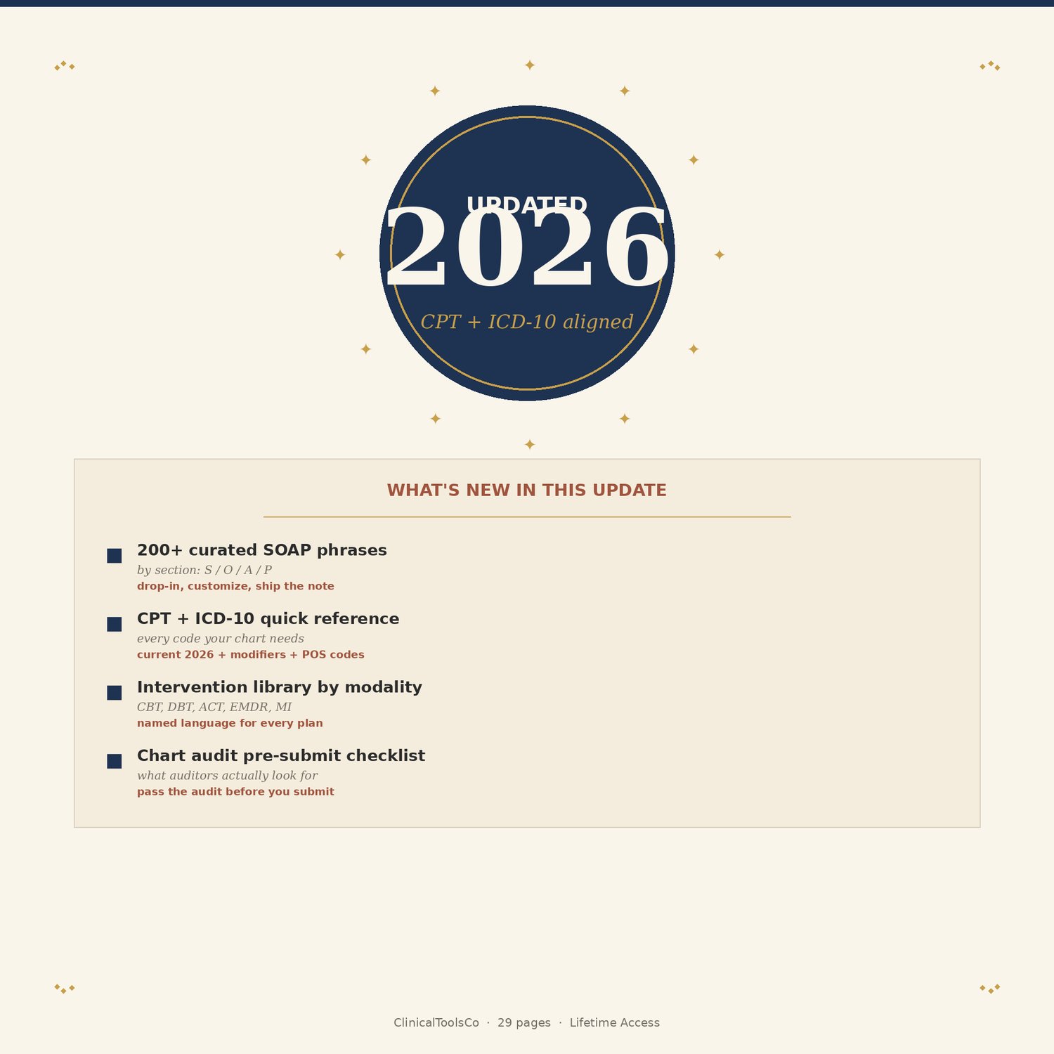 Therapy Progress Notes Bundle, preview image 9 of 9