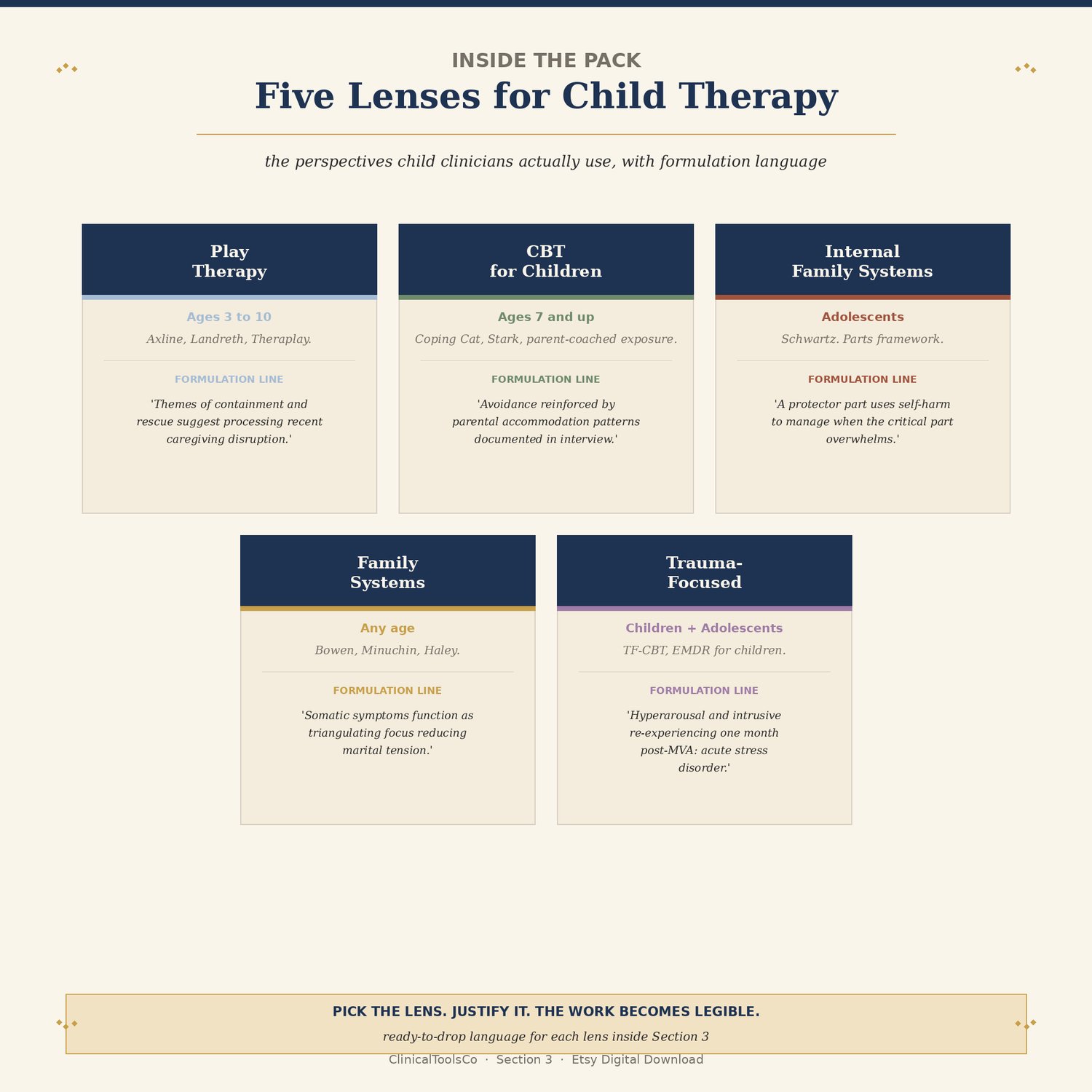 Child and Adolescent Case Conceptualization Template, preview image 8 of 9