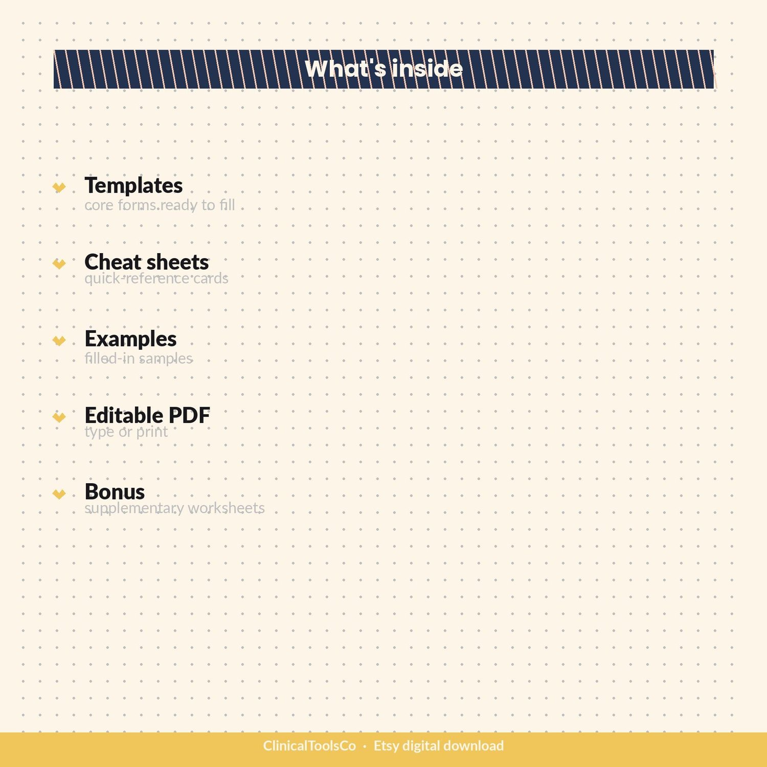 SOAP Notes Template for Therapists, preview image 2 of 9
