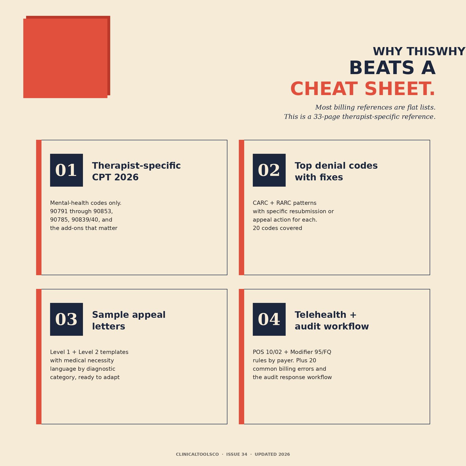 Therapy Insurance Billing Toolkit, preview image 3 of 9