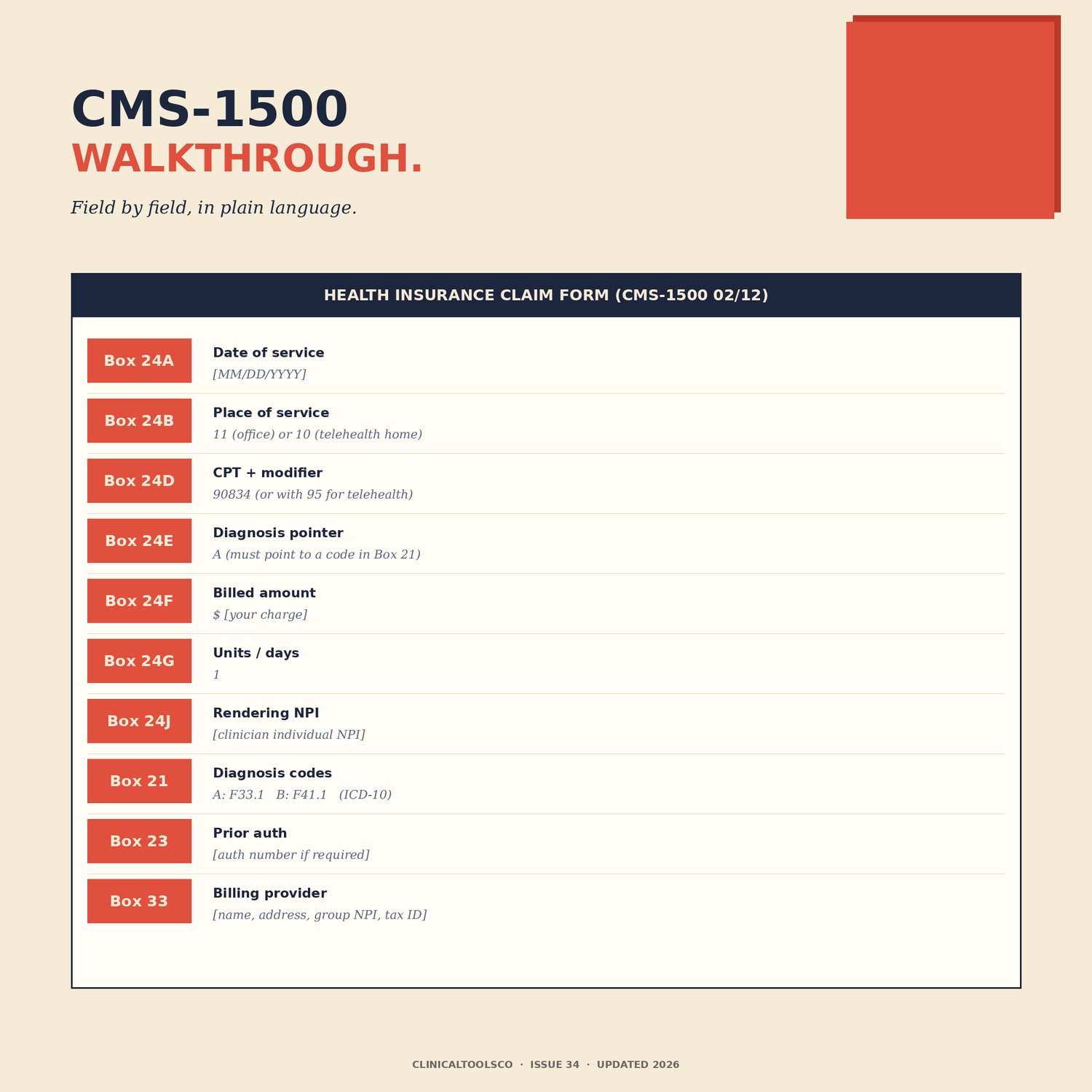 Therapy Insurance Billing Toolkit, preview image 4 of 9