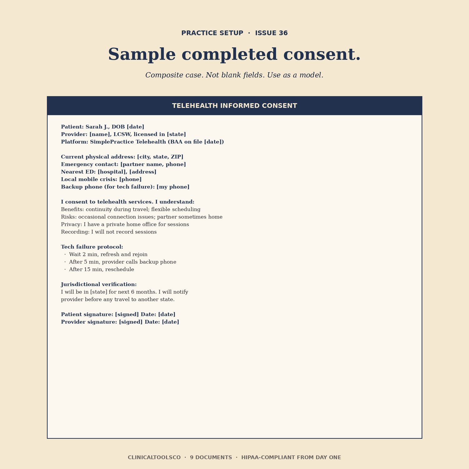 Telehealth Practice Setup Bundle, preview image 4 of 9