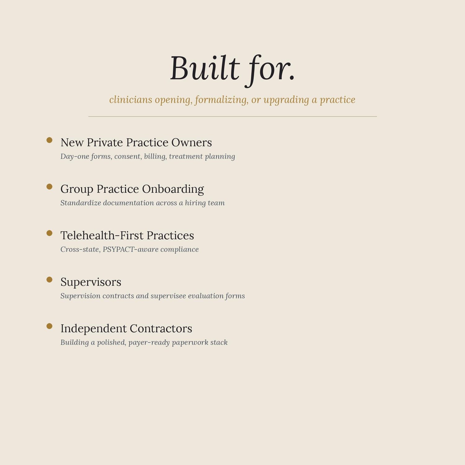 Therapist Practice Starter Kit, preview image 3 of 9