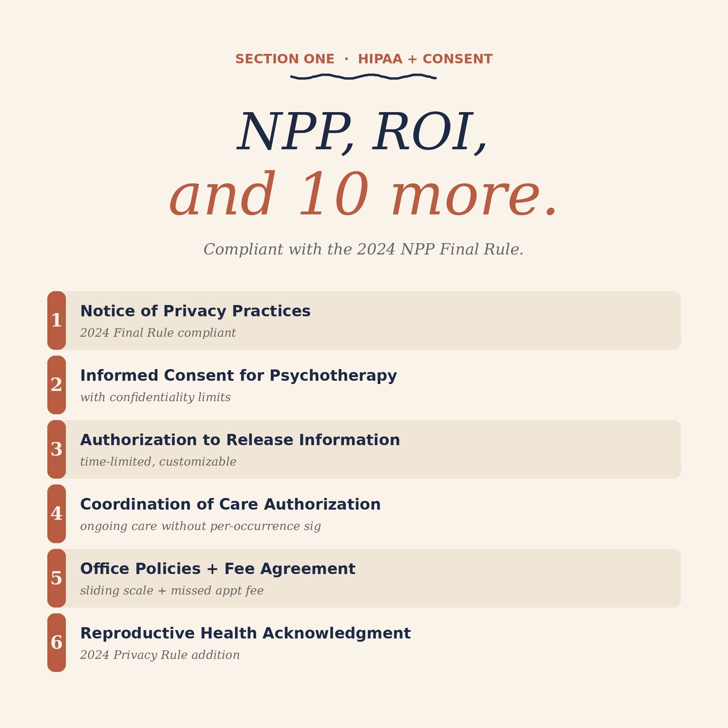 Therapist Practice Starter Kit, preview image 7 of 9