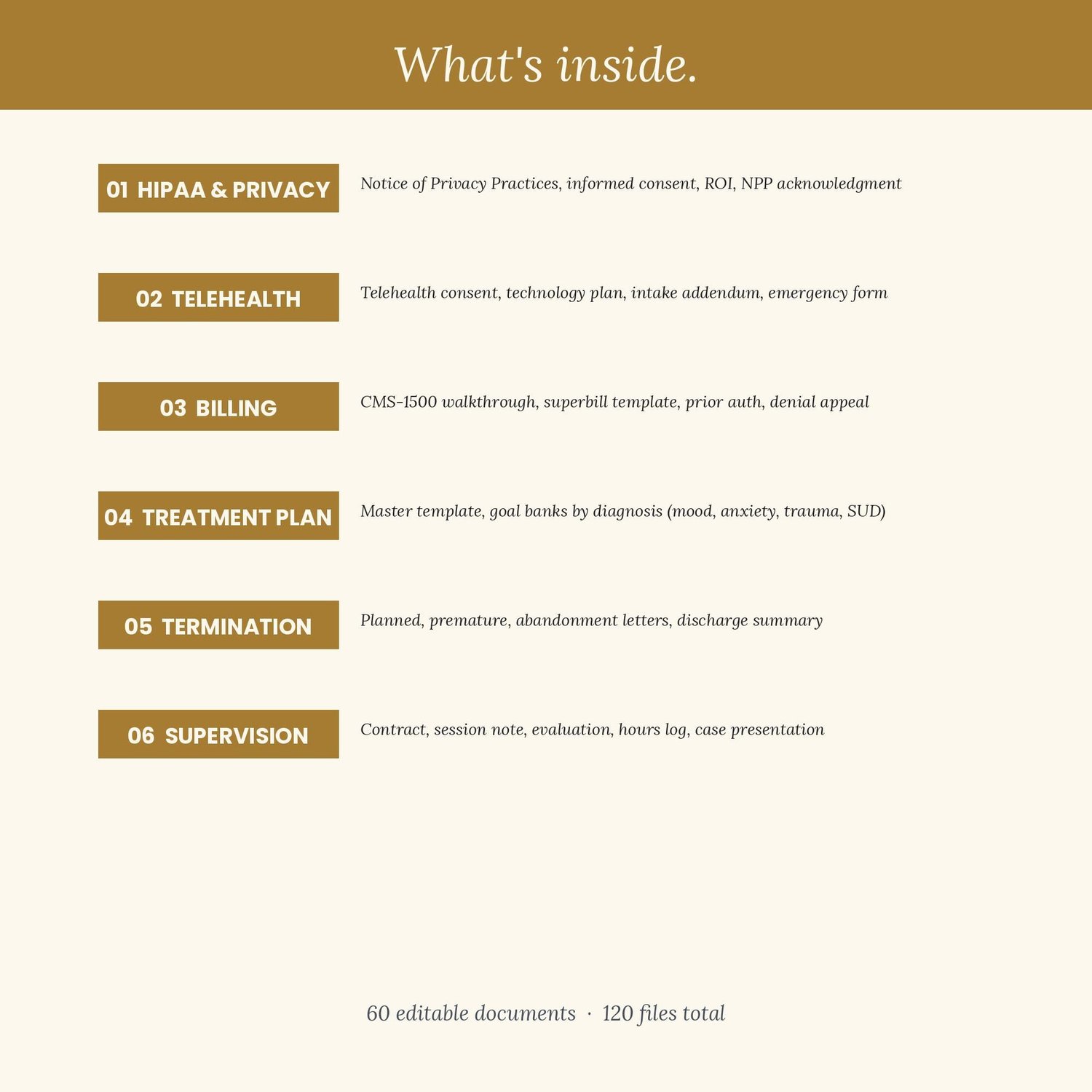 Therapist Practice Starter Kit, preview image 2 of 9