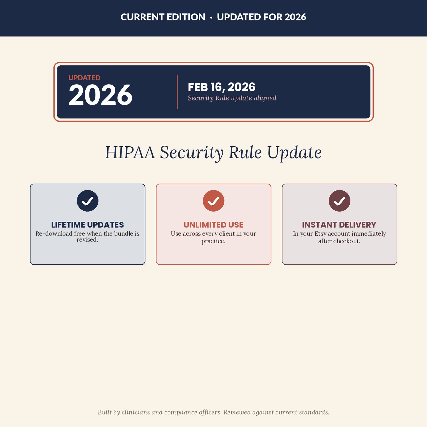 HIPAA Compliance Kit for Therapists, preview image 9 of 9