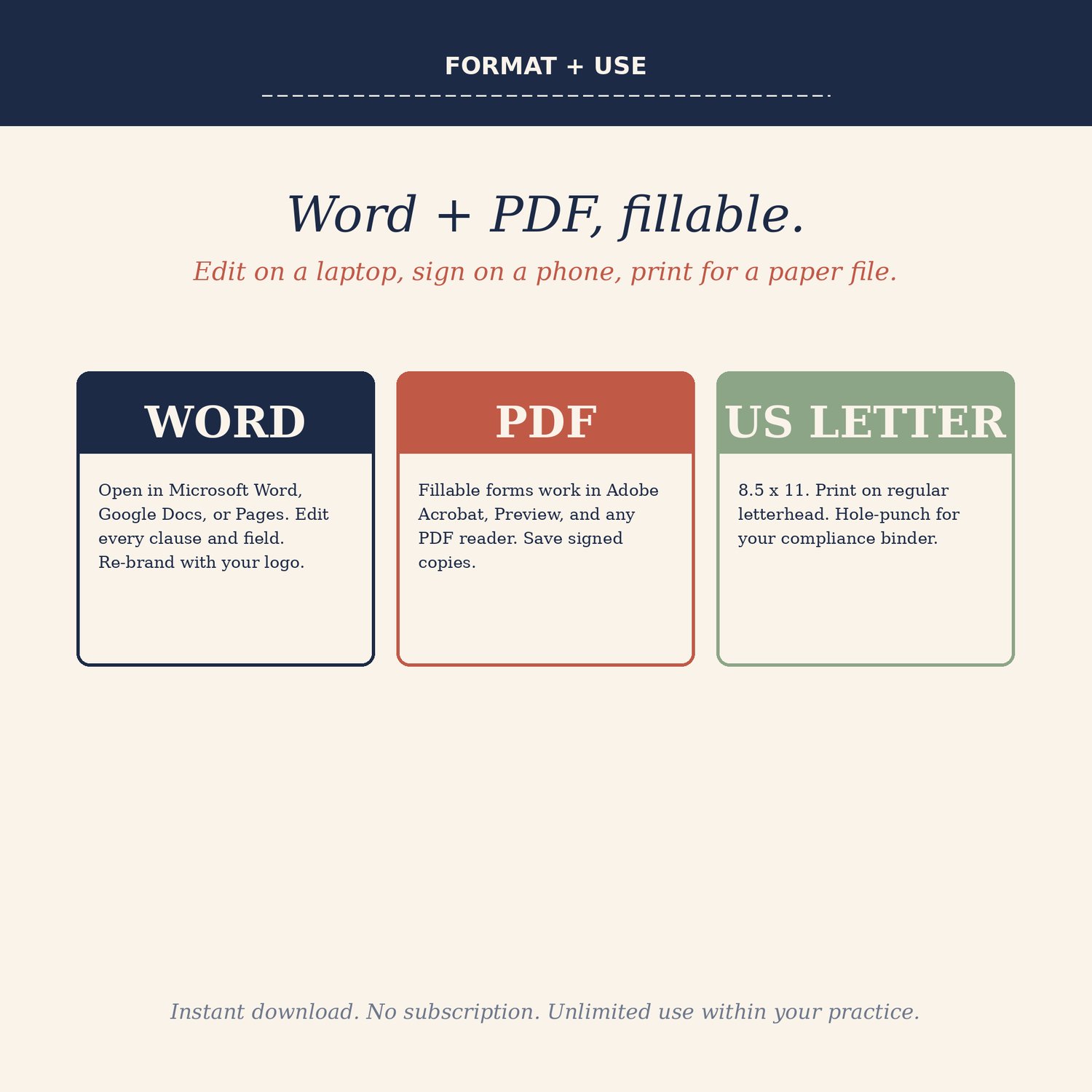 HIPAA Compliance Kit for Therapists, preview image 8 of 9