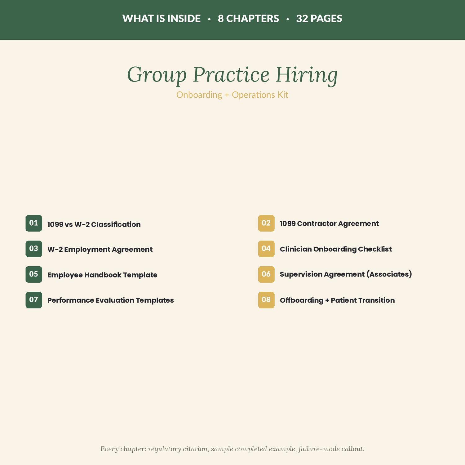 Group Practice Hiring Kit, preview image 2 of 9