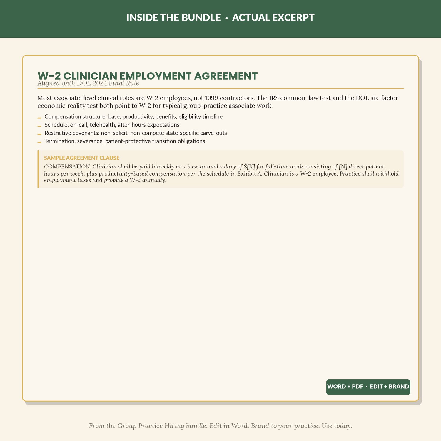 Group Practice Hiring Kit, preview image 4 of 9