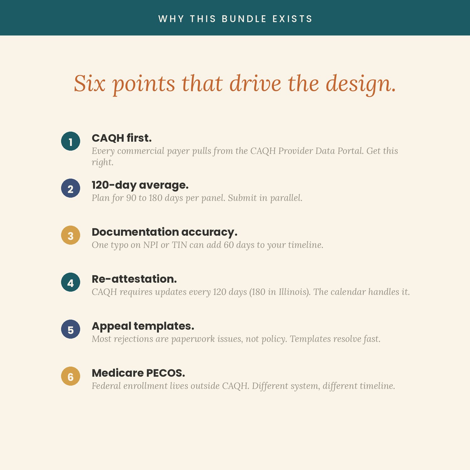 Therapist Insurance Credentialing Workbook, preview image 6 of 9