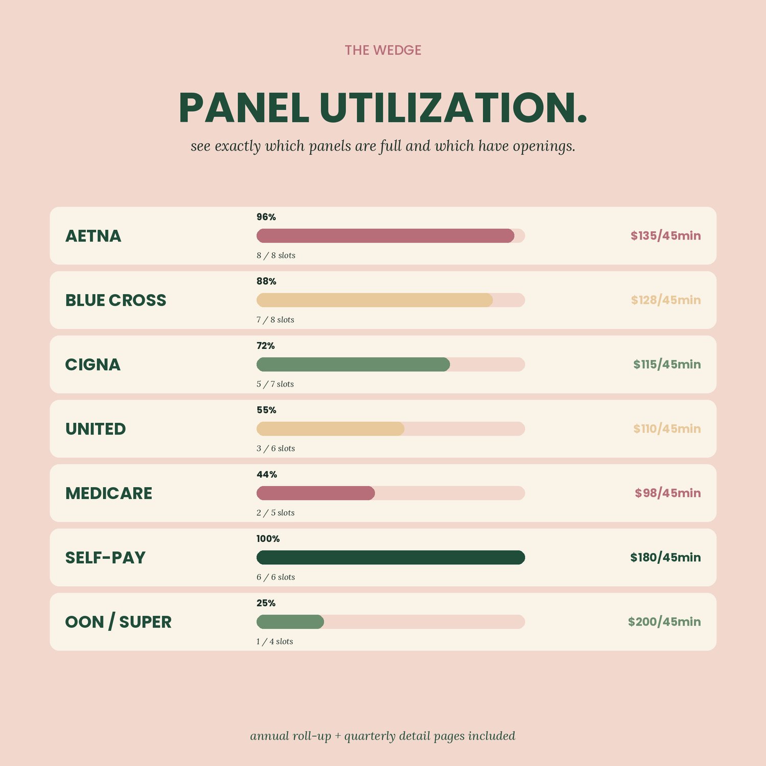 Therapist Caseload and Revenue Planner, preview image 3 of 9